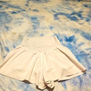 Stylish White Skort